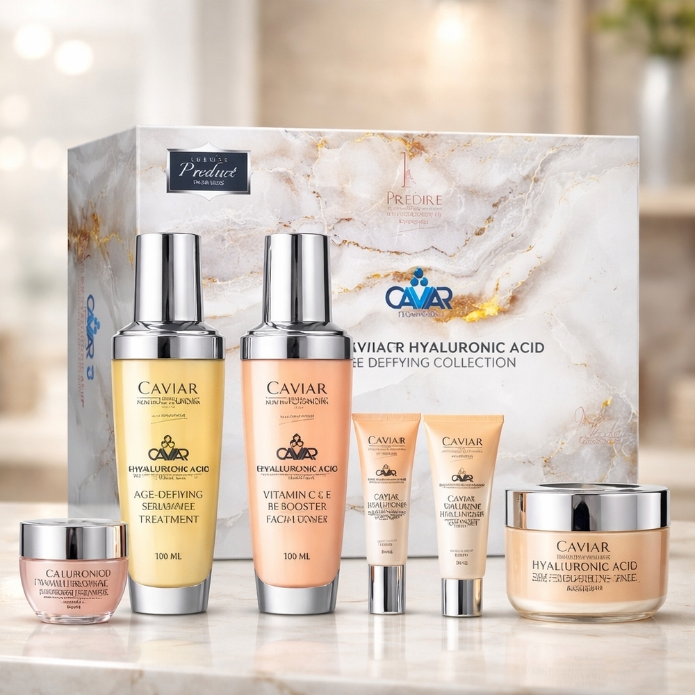 NIB Predire Paris Caviar Hyaluronic Acid Age-Defying 6 Piece Collection